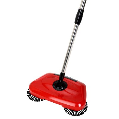 Automatic Hand Push Sweeper Magic Spinning Broom 360 Rotating Mop Dual-purpose Hand Sweeper