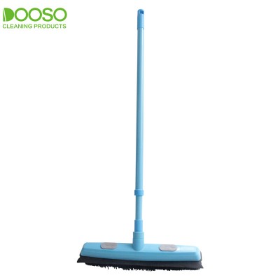 Broomster Rubber Broom Squeegee With Telescopic Handle For Home Cleaning